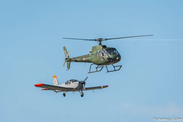 AS350 és ZLIN 242L kötelék