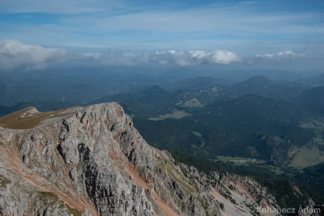 Kilátás a Schneeberg-ről